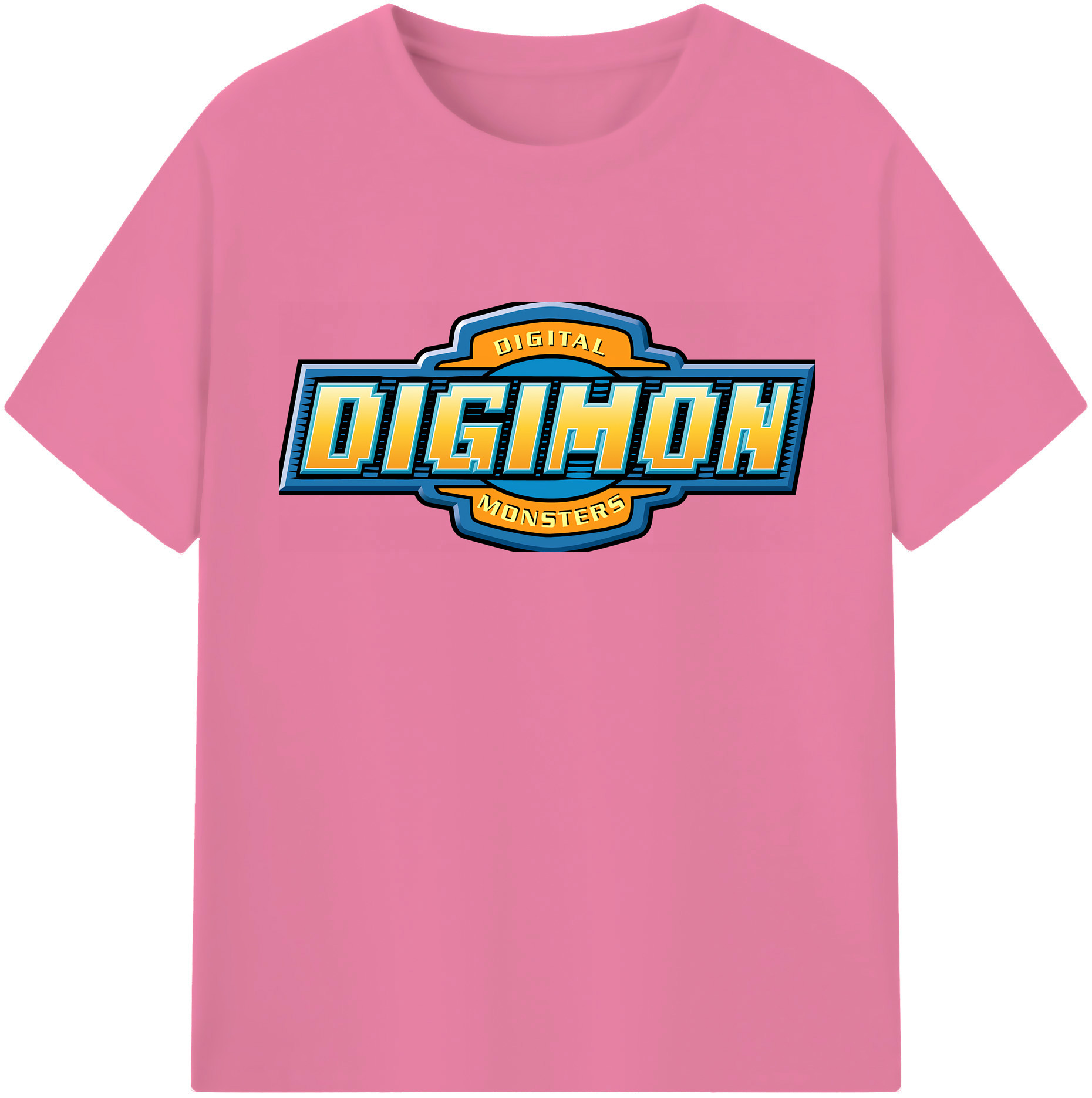 （画像用） Digimon デジタルモンスター/デジモン 綿100％半袖Tシャツ（フロントプリント）